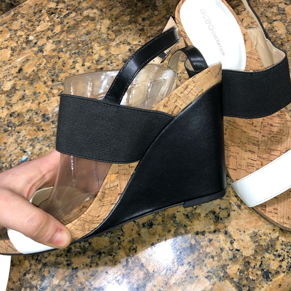 BCBGeneration- women’s size 10 wedges - Picture 7 of 8